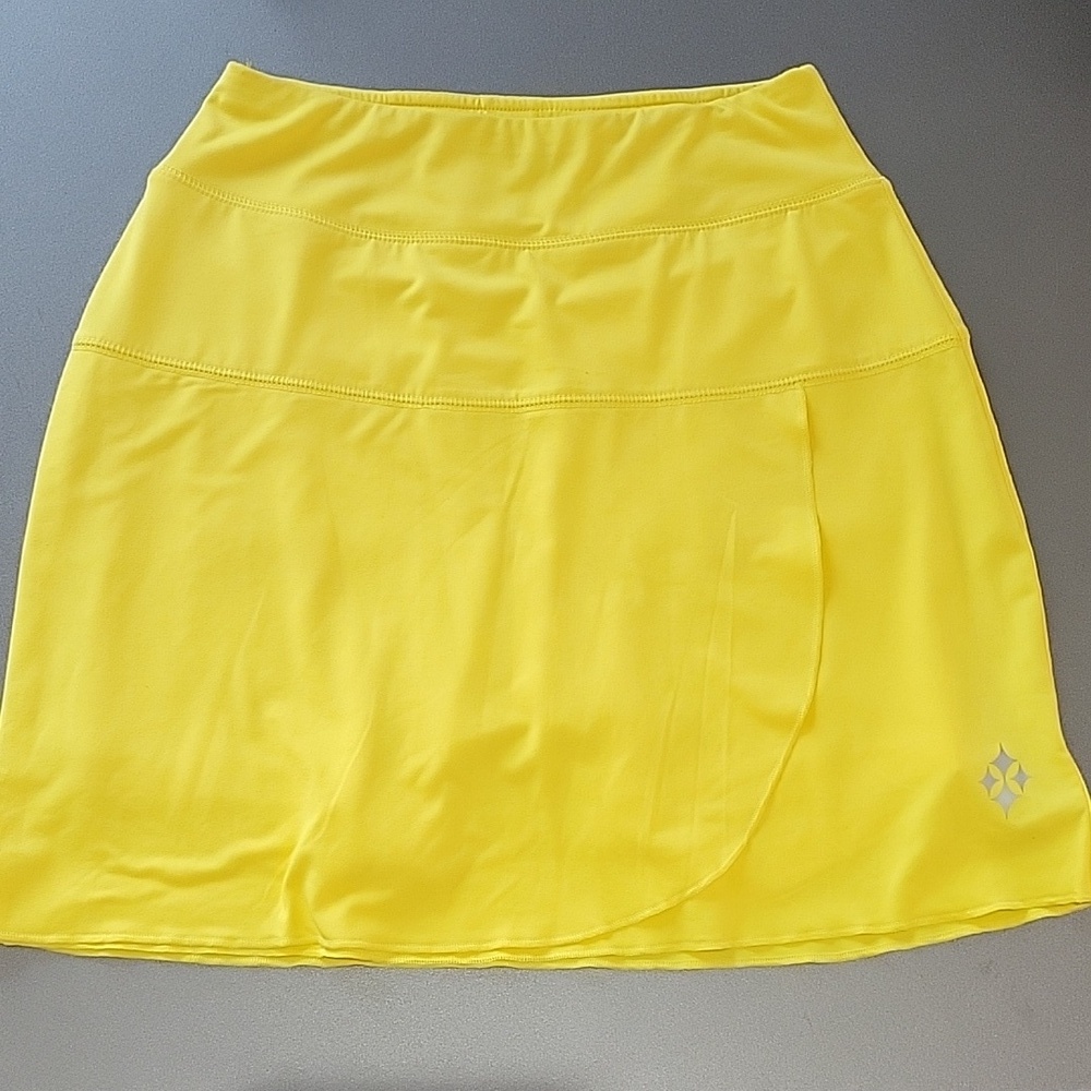 Jofit yellow golf tennis 16.5" skort  skirt sz XXS Perfect